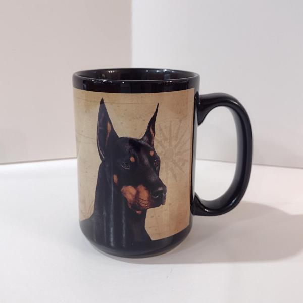 Doberman Dog Ceramic Oversized Coffee Tea Mug