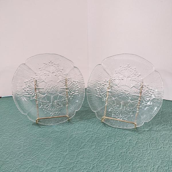 Vintage Dansk Floriform Cow Parsley 7 5/8" Plates, Set of Two