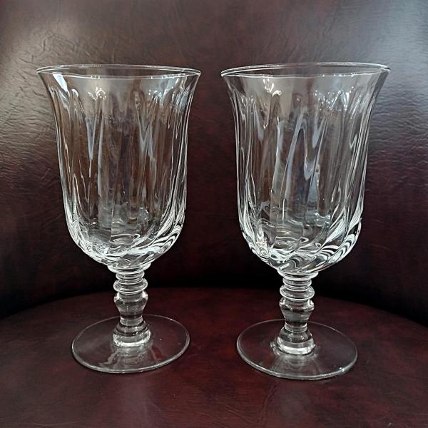 Vintage Gorham Crystal Gentry Clear Iced Tea Glasses, Set of 2