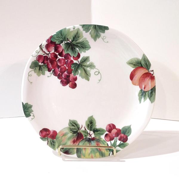 Vintage Royal Doulton Vintage Grape Salad Plate, Fruit Motif Plate, Doulton Everyday Chip Resistant Durable Plate