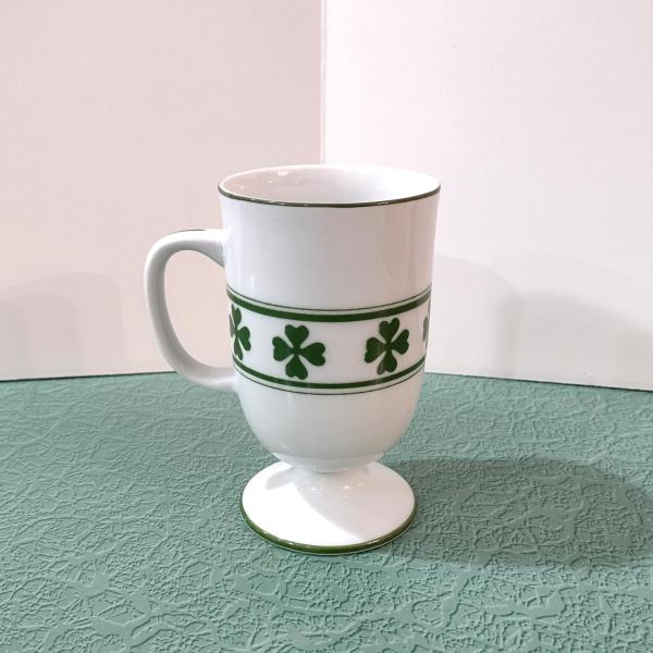 Shamrock Clover Irish Coffee Ceramic Mug, St. Patrick's Day Gift