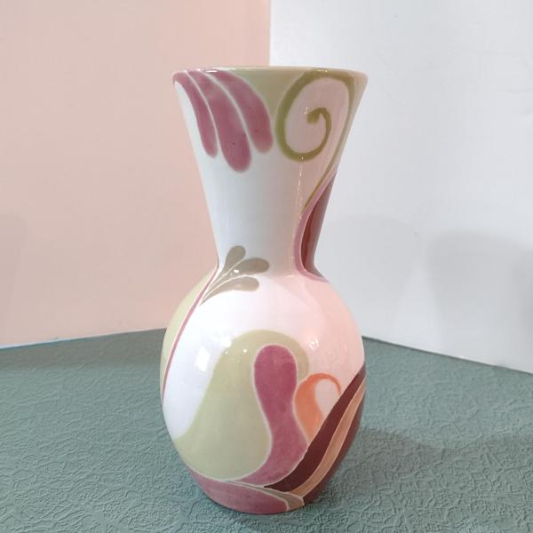 Jill Rosenwald Vintage Signed Ceramic Flower Vase