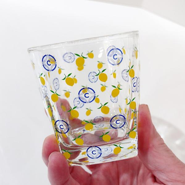 Vintage Ciroc Lemon Vodka Lowball Glasses, Set of Two