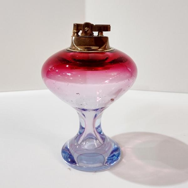 Vintage Art Glass Murano Style Lighter, Table Lighter