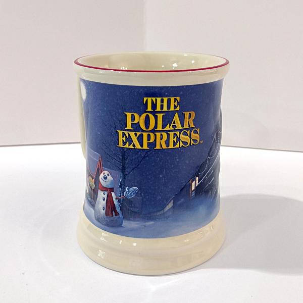 Vintage Polar Express Believe Ceramic Coffee Tea Hot Chocolate Mug, Christmas Holiday Mug