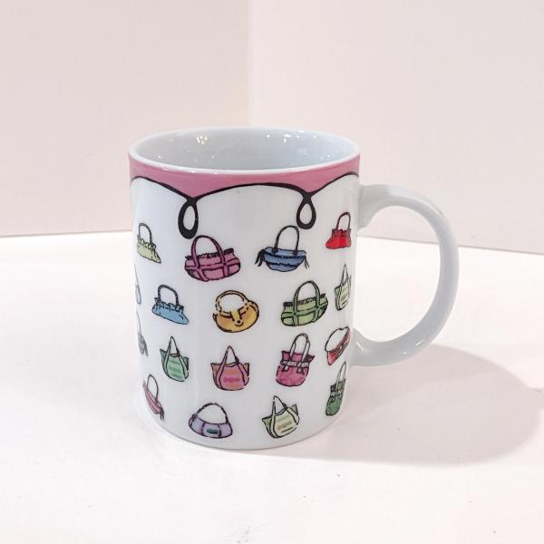 Vintage Novelty Purses Coffee Tea Ceramic Mug, Purse Lover Gift