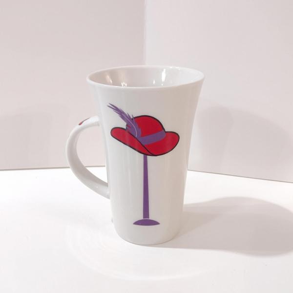 Red Hat Society Tall Coffee Tea Mug, Red Hat Ladies Ceramic Mug