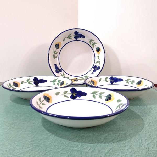 Vintage Dansk San Nicolo Pasta Bowls, Set of 4