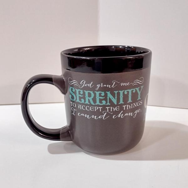 Serenity Prayer Coffee Tea Mug, Oversized 16 Ounce Ceramic Mug