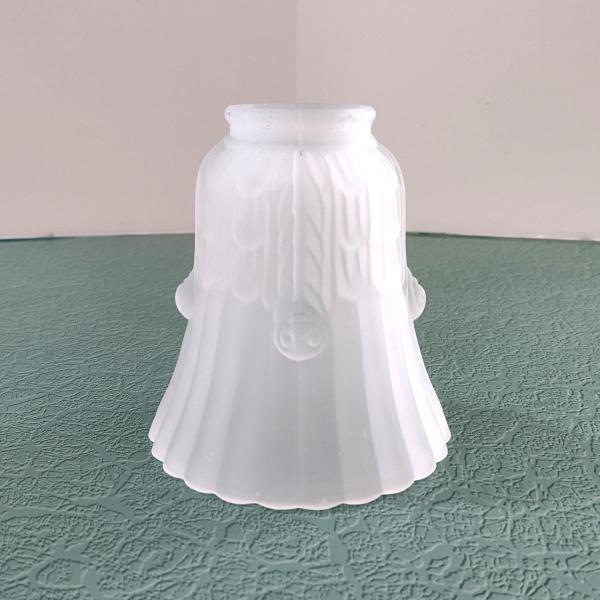 Vintage Art Deco Style Frosted Glass Lamp Shade, Pendant Lamp Shade, Sconce Glass Shade