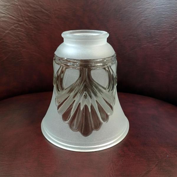 Vintage Art Deco Style Frosted Glass Lamp Shade, Pendant Lamp Shade, Sconce Glass Shade