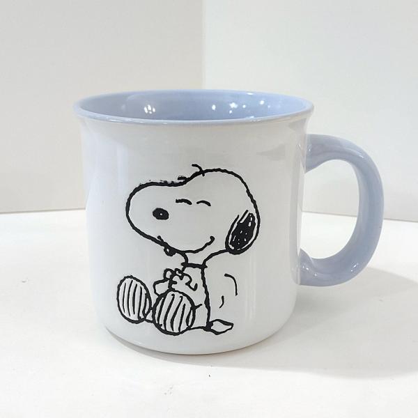 Snoopy and Woodstock Oversized Ceramic Coffee Mug, Peanuts Character Mug