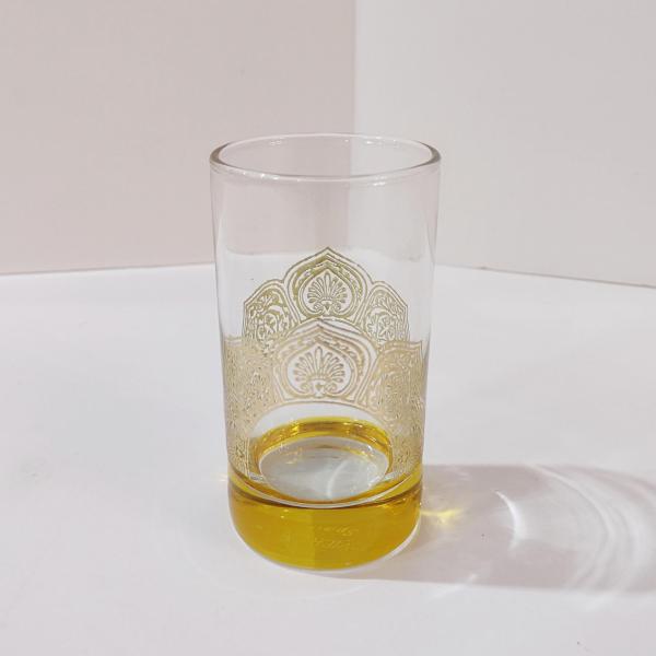 Vintage Vicrila Spain Gold Baroque Design Shot Glass