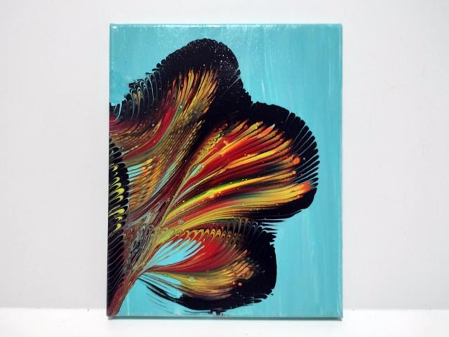 Butterfly Original Acrylic Painting, 8" x 10"
